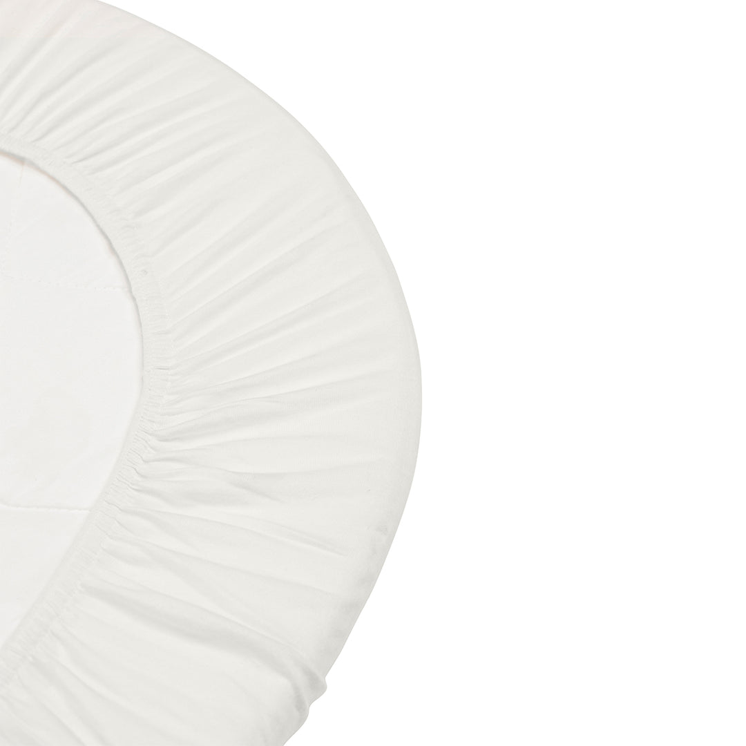 Pack of 2 Leander Baby Sheet 60x15cm in Snow
