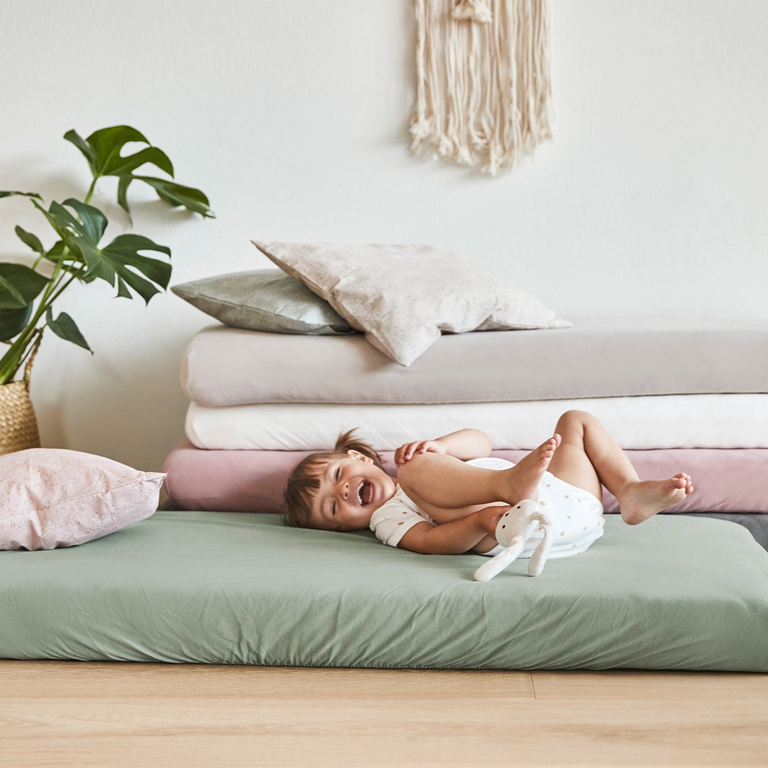 Pack of 2 Leander Baby Sheet 60x15cm in Cappuccino