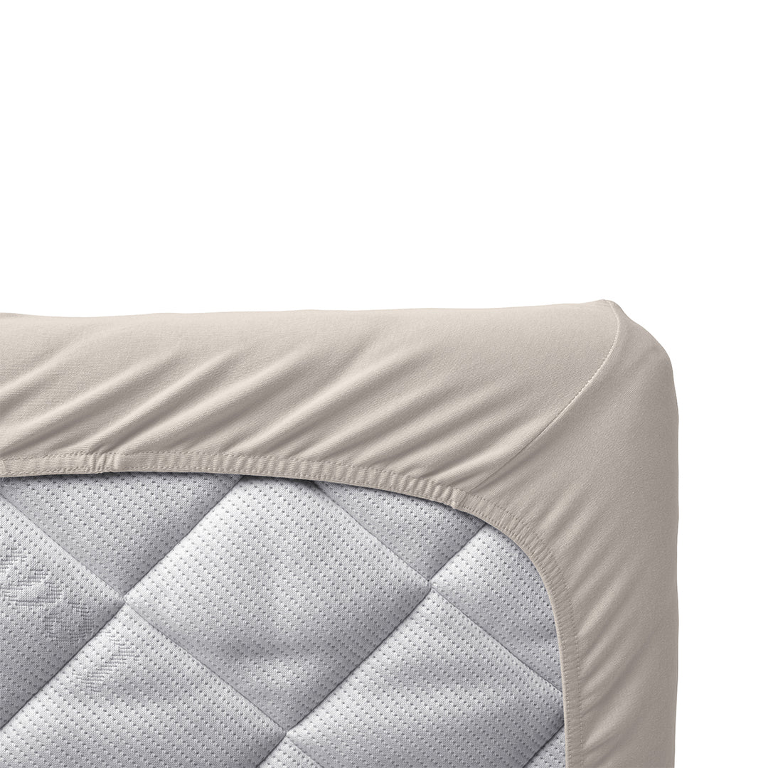 Pack of 2 Leander Baby Sheet 60x15cm in Cappuccino