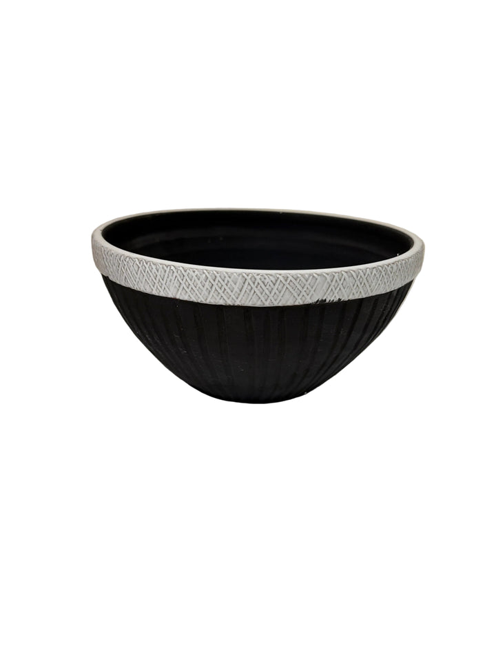 Black & White 10” Bowl House Decor