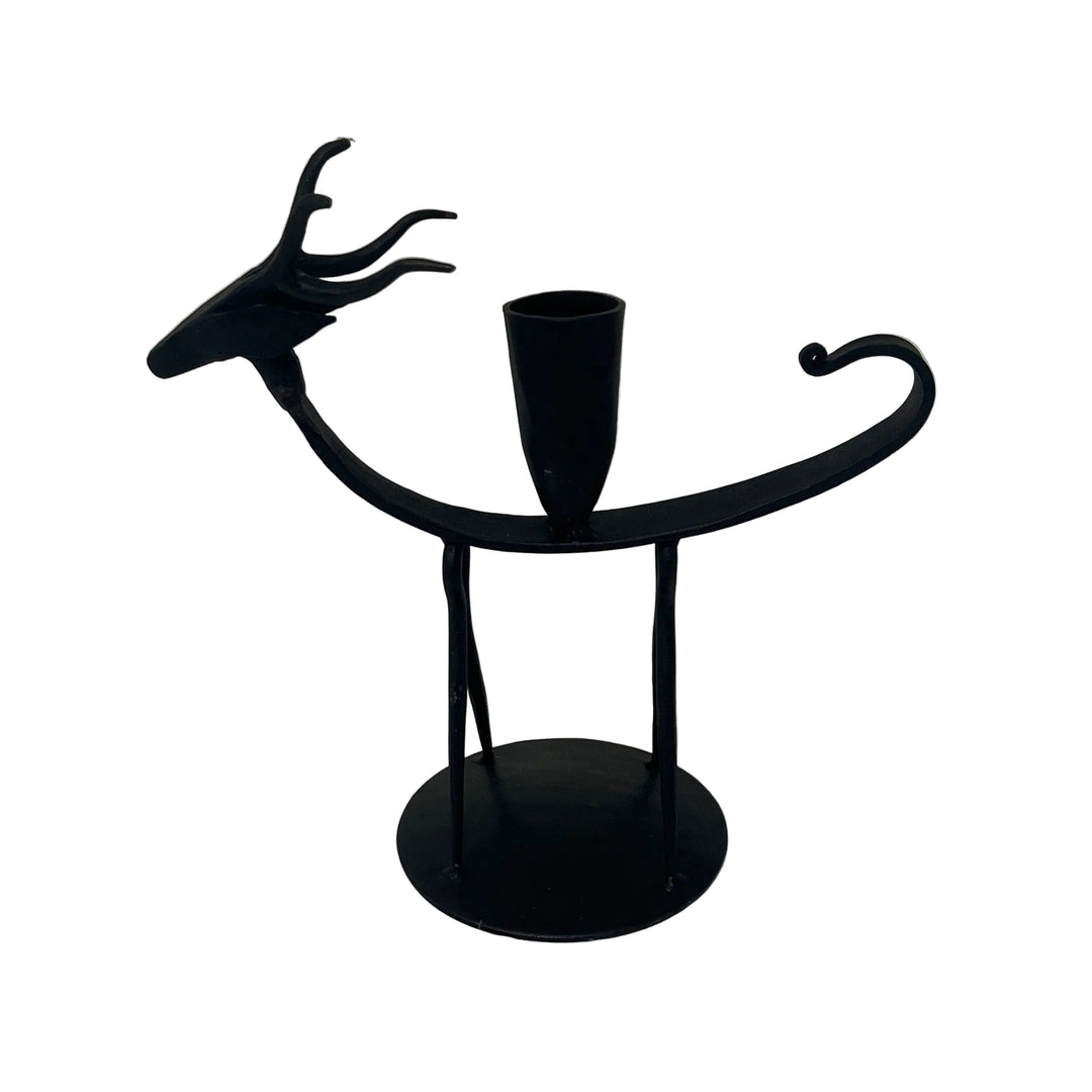 Large Reindeer Candleholder