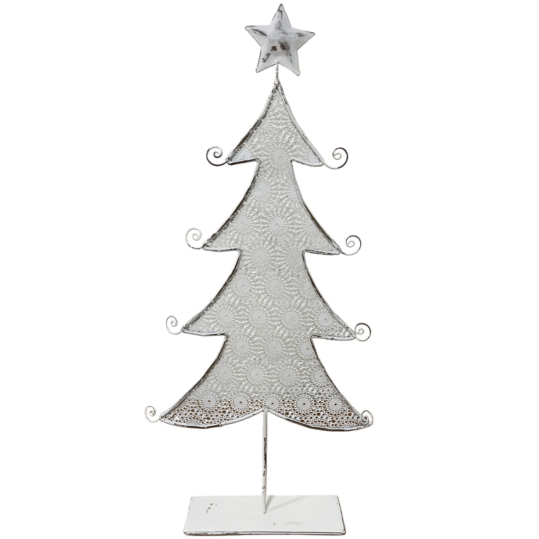 Large Punched Tree on Plinth