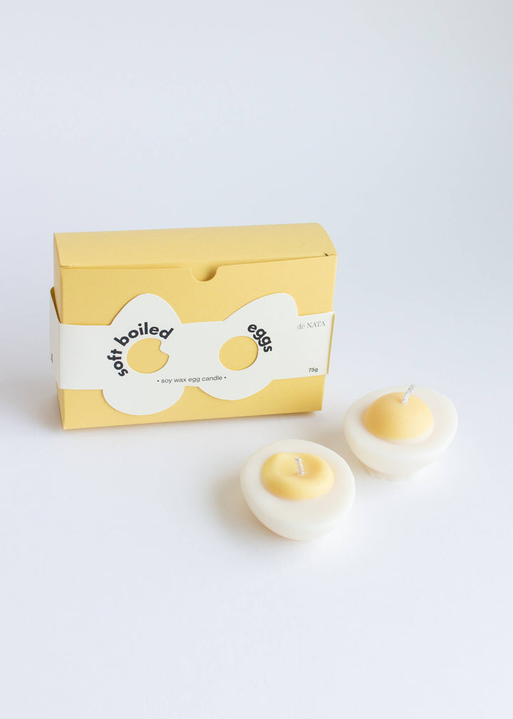 Nata Soft Boiled Eggs Soy Wax Candle