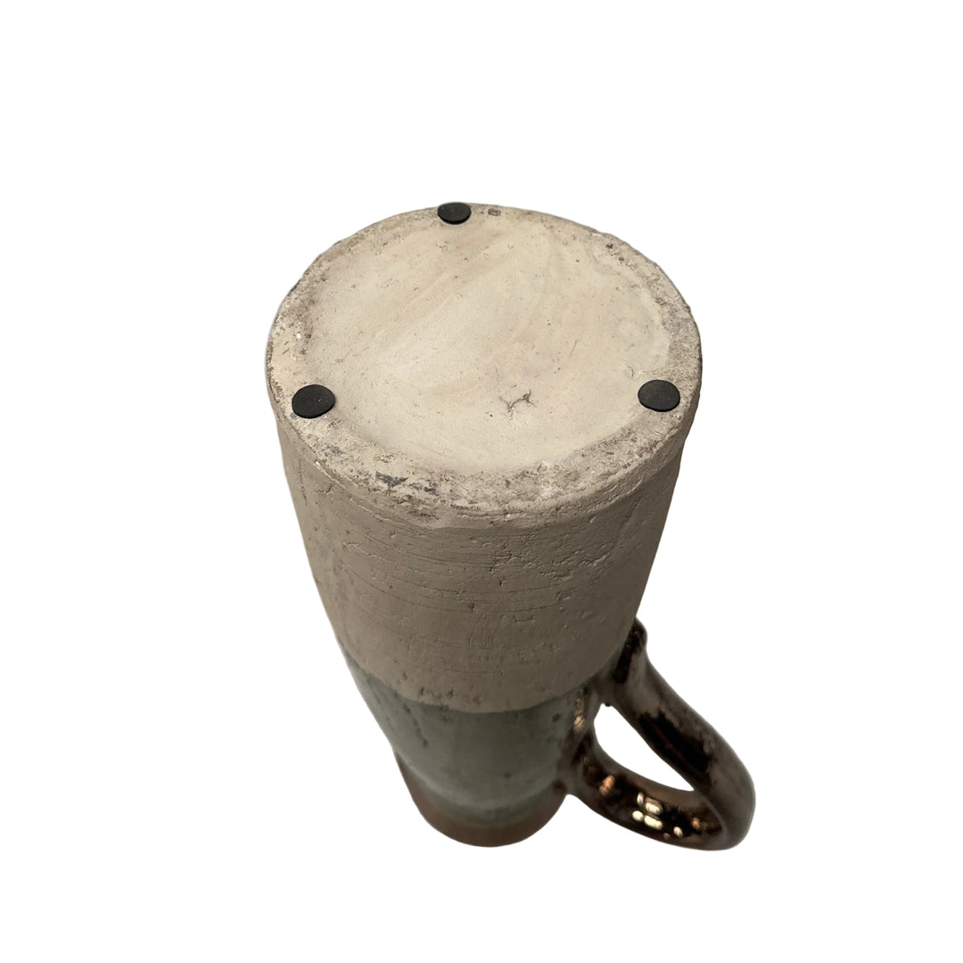 Large Slim Pitcher in Rustic Bronze