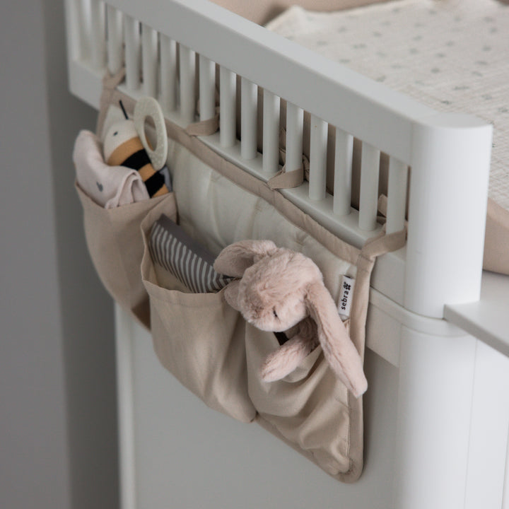 Matelas à langer PUSLE PUR, Jetty Beige par Sebra