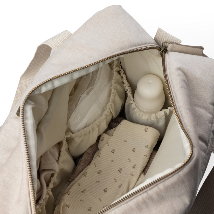 Sebra On-the-go Nursing Bag in Morning Beige Melange