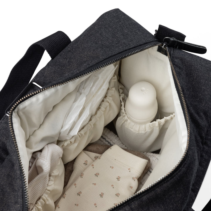 Sebra On-the-go Nursing Bag in Dark Grey Melange