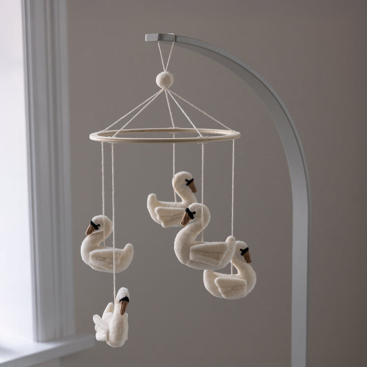 Sebra Baby Mobile Swans