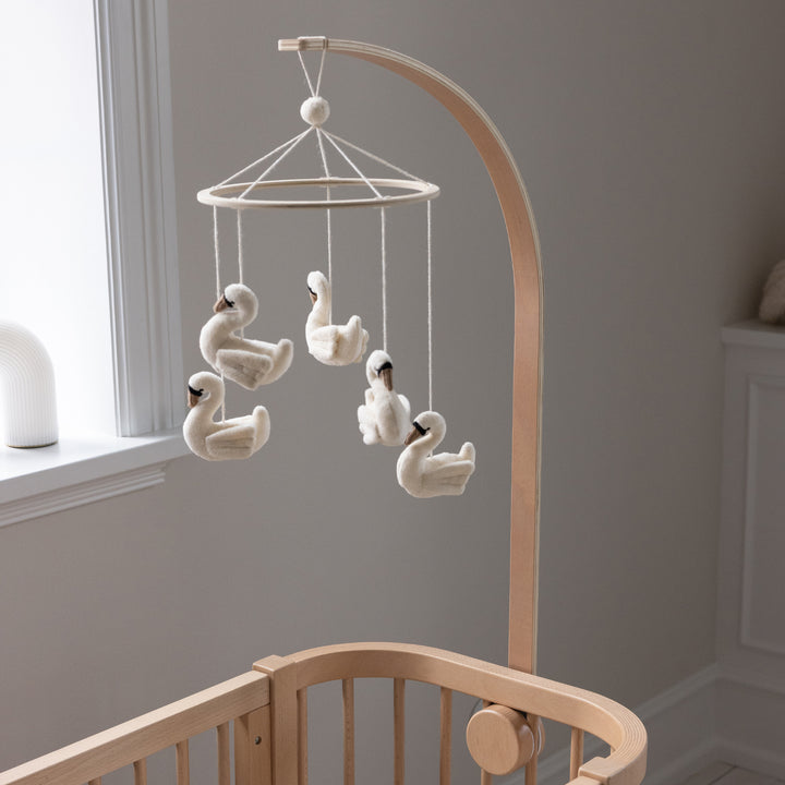 Sebra Mobile and Canopy Holder Wooden Edition