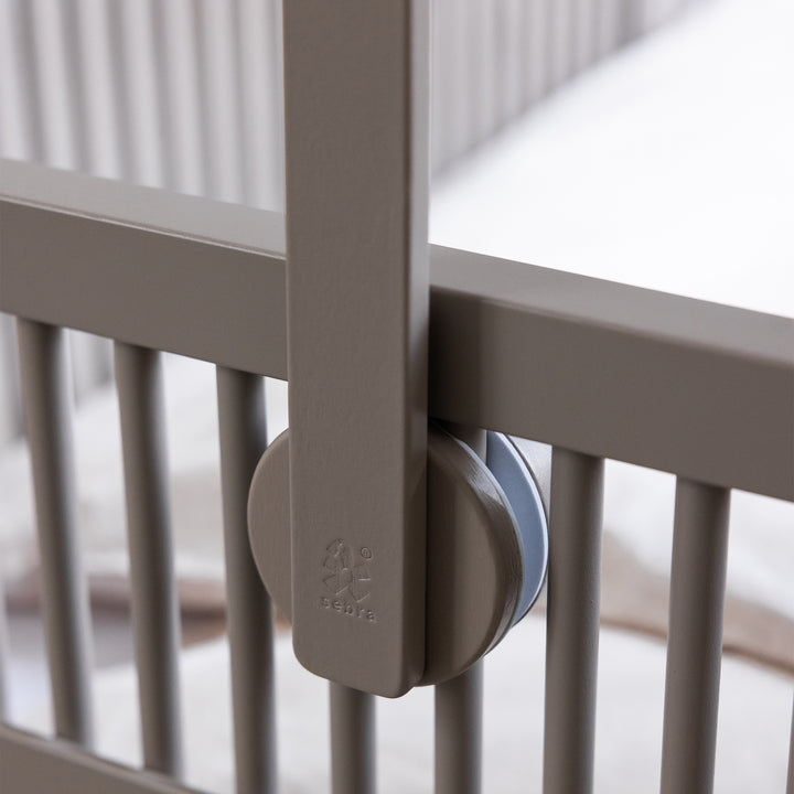 Sebra Wooden Mobile and Canopy Holder in Jetty Beige