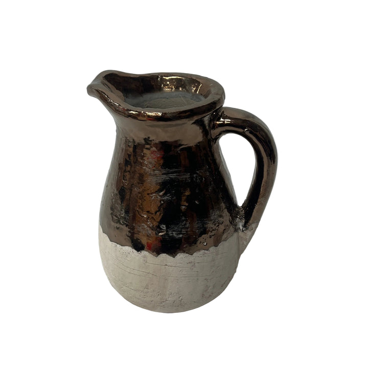 Medium Pitcher Rustic Bronze