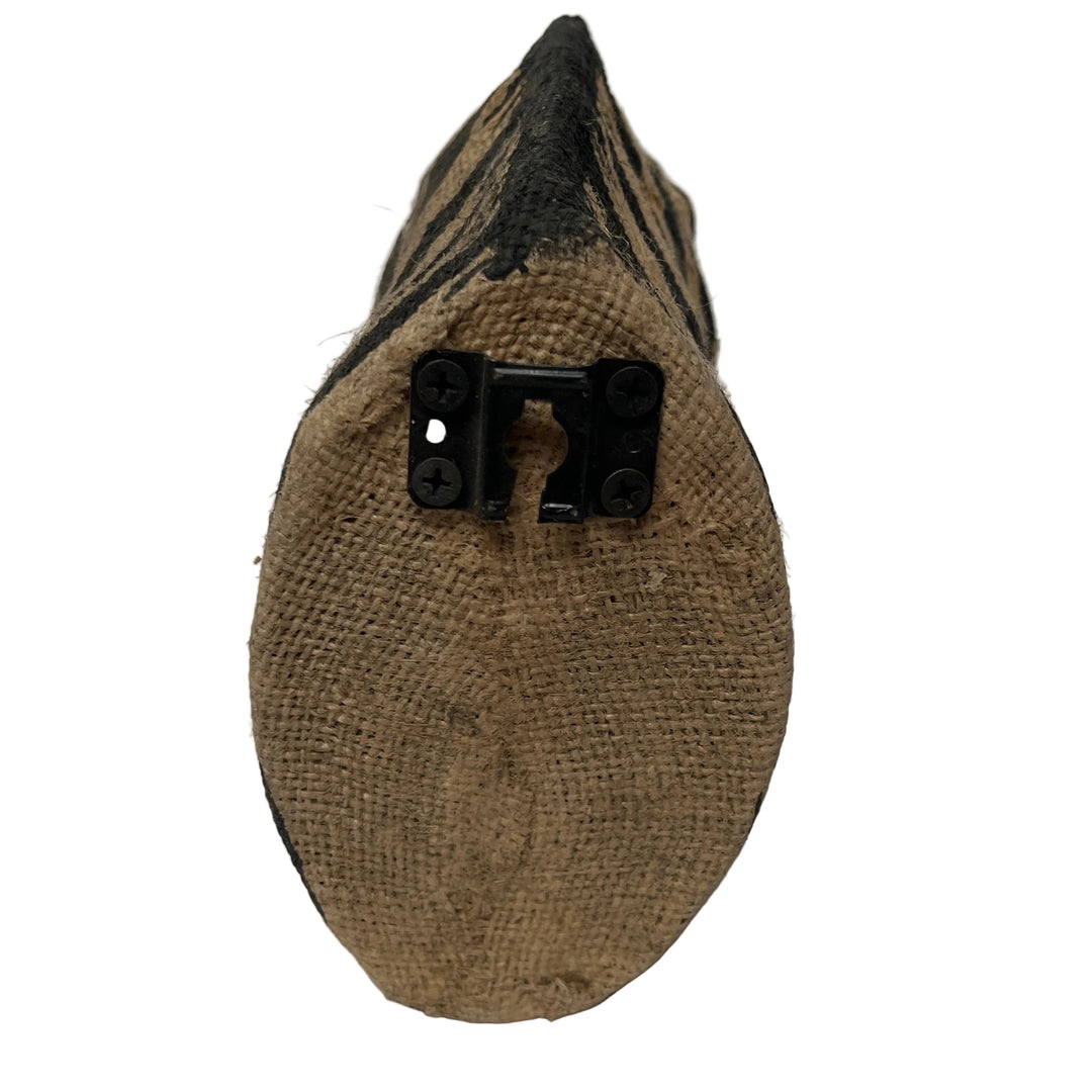 Zebra Hessian Wall Hanging Head Decor