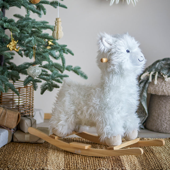 Kinto Rocking Toy Lama in White