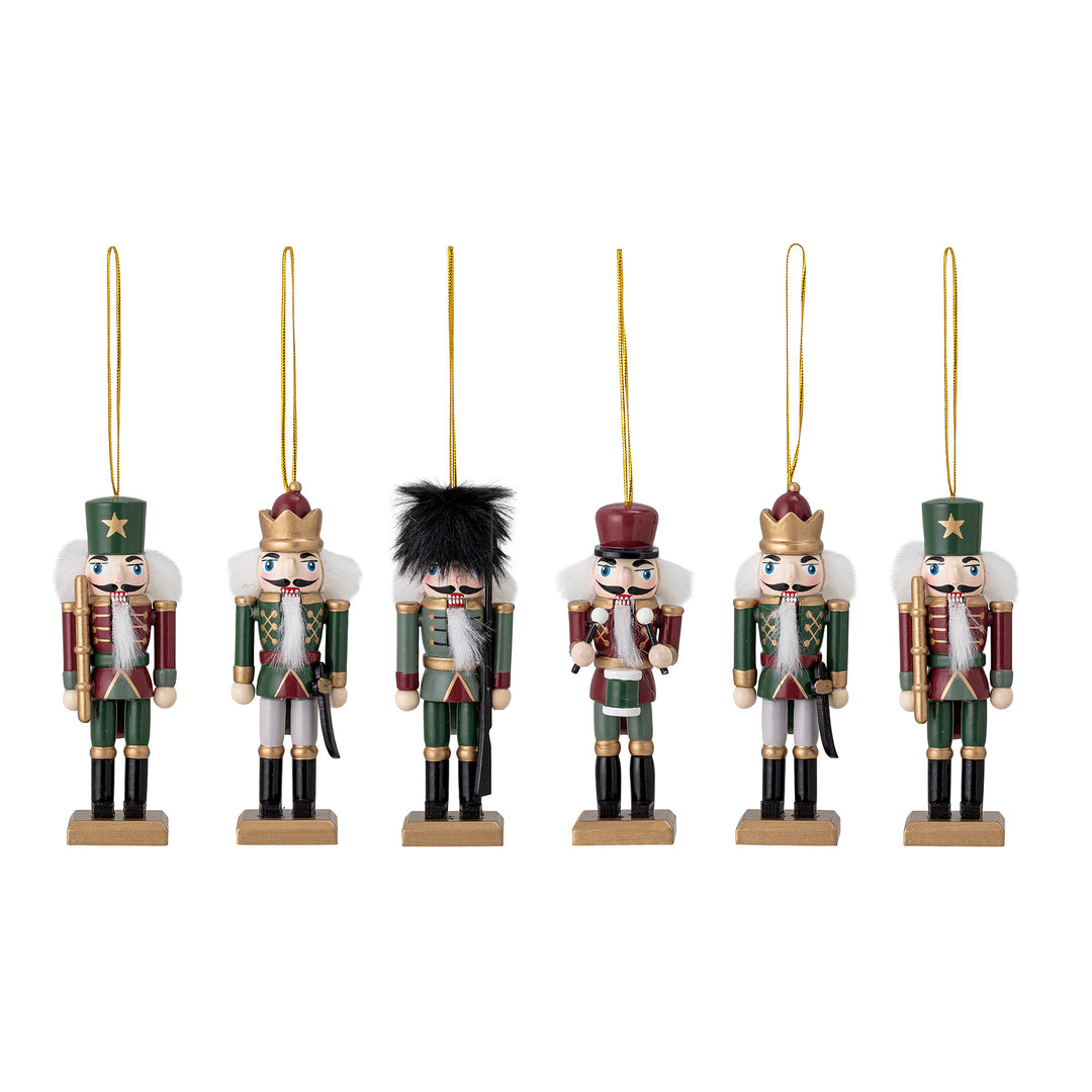 Set of 6 Nikita Nutcracker Tree Decoration