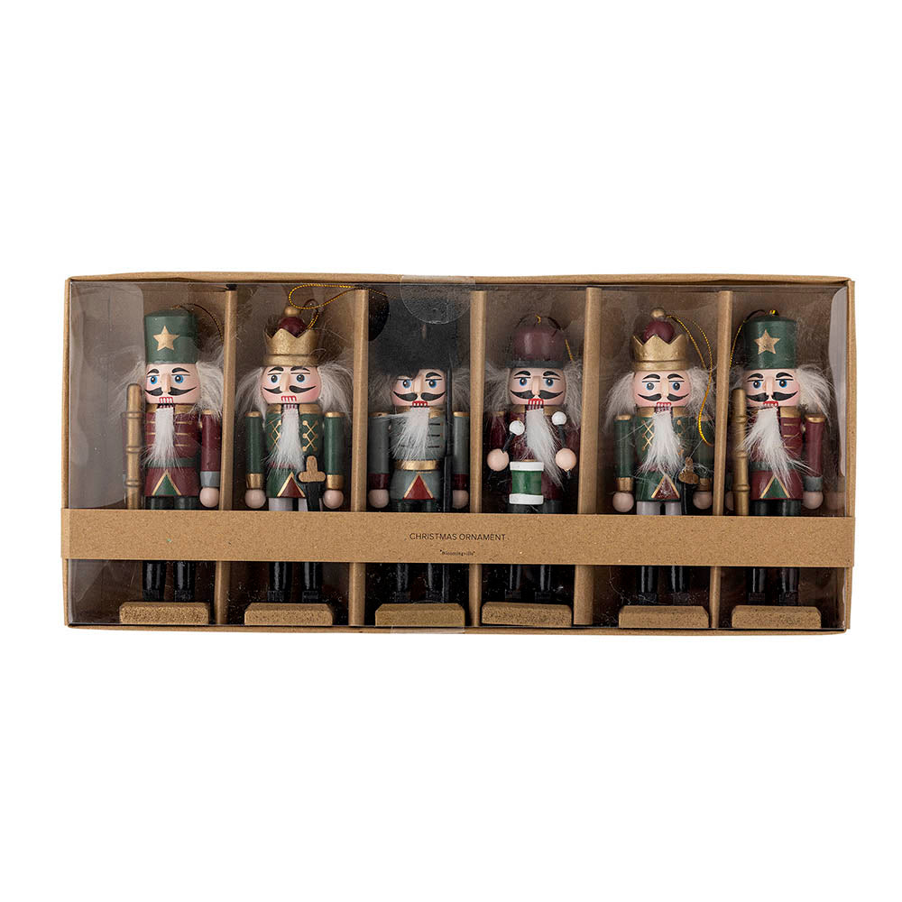 Set of 6 Nikita Nutcracker Tree Decoration