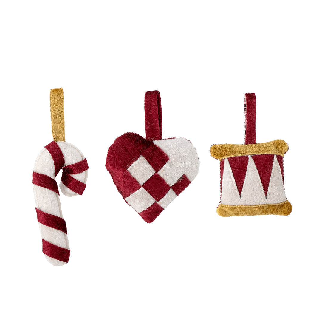 Set of 3 Velua Tree Decorations