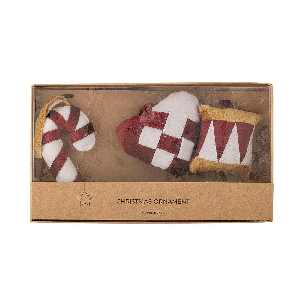 Set of 3 Velua Tree Decorations