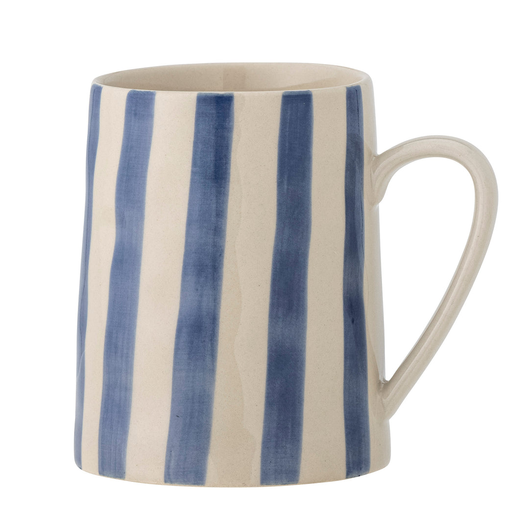Begonia Mug in Blue Stoneware