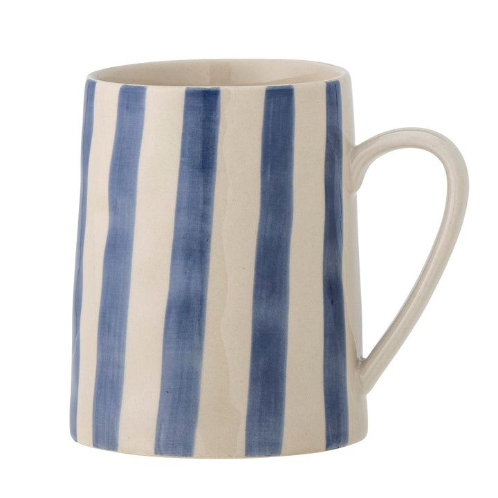 Begonia Mug in Blue Stoneware