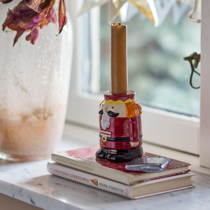 Feast Candle Holder Red