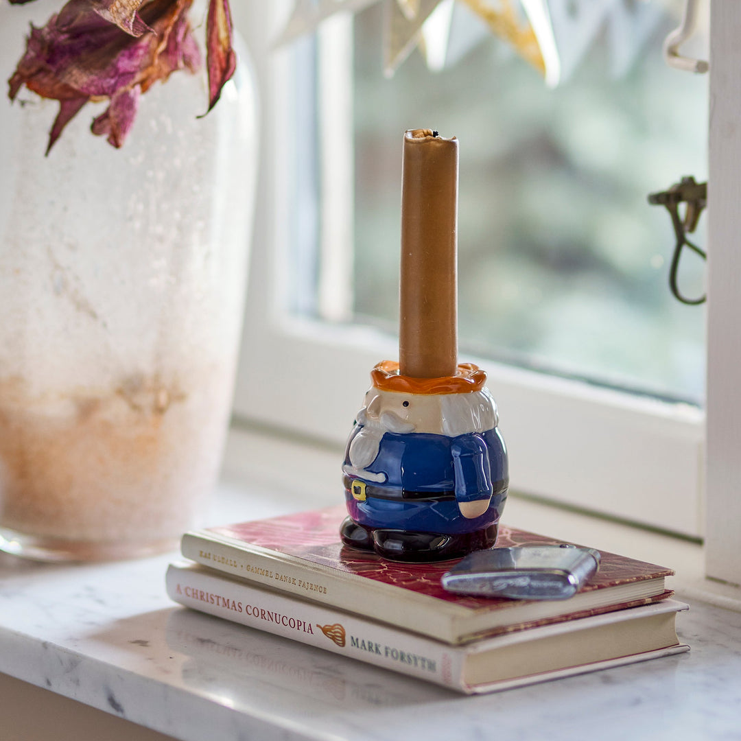 Feast Candle Holder Blue