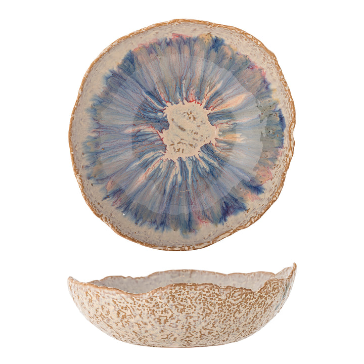 Amalia Bowl in Blue Stoneware