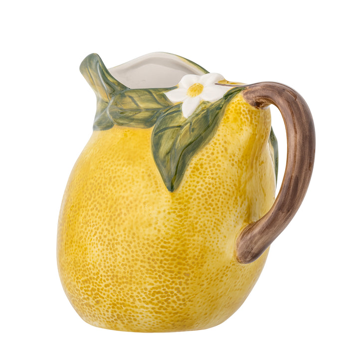 Limone Jug in Yellow Stoneware