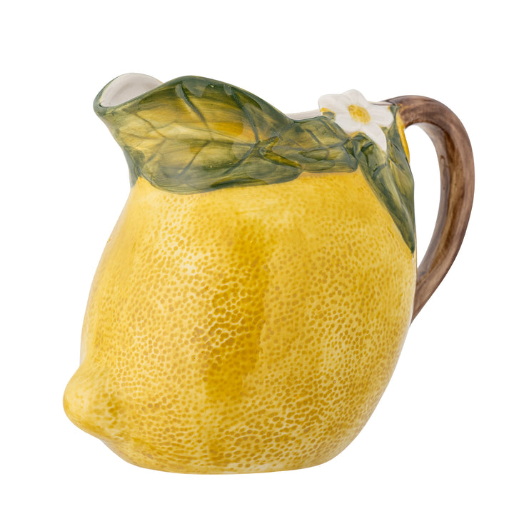 Limone Jug in Yellow Stoneware