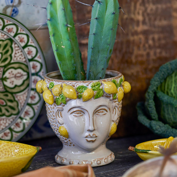 Limone Flowerpot in Yellow