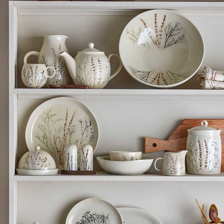 Bea Breakfast Set in Nature Stoneware Set of 12