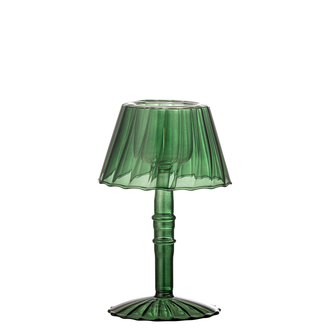 Cisco Votive in Green Glass Small