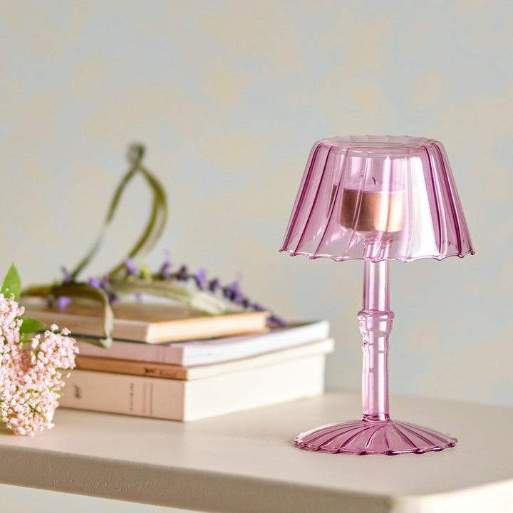 Cisco Votive in Rose Glass Small