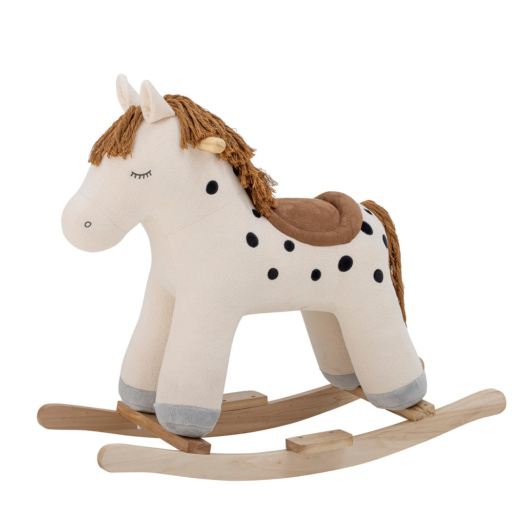 Merlen Rocking Toy Horse in White