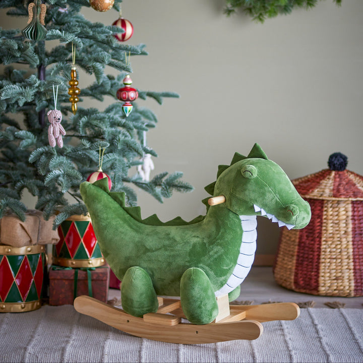 Arnie Rocking Toy Crocodile in Green