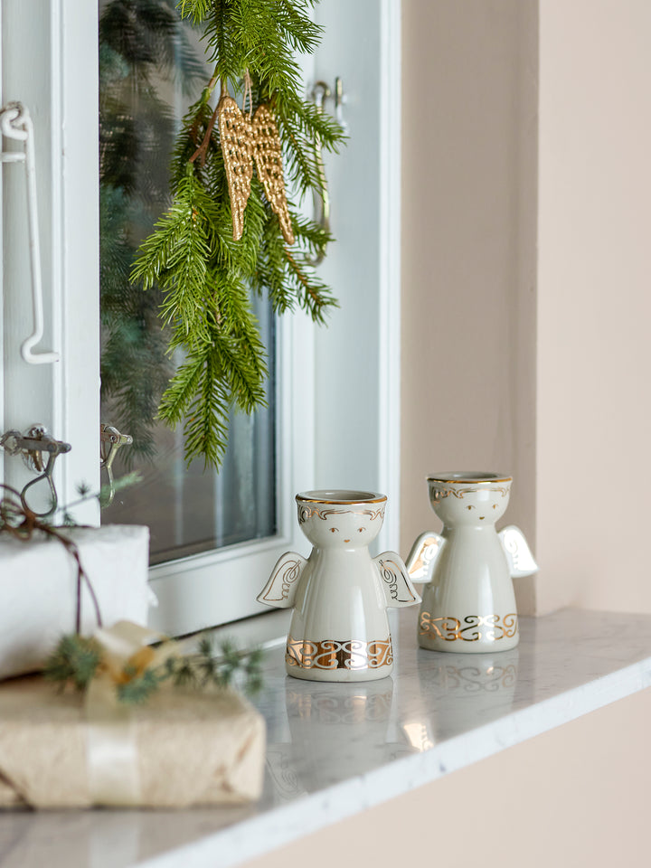 Set of 2 Faella Votive & Candle Holders