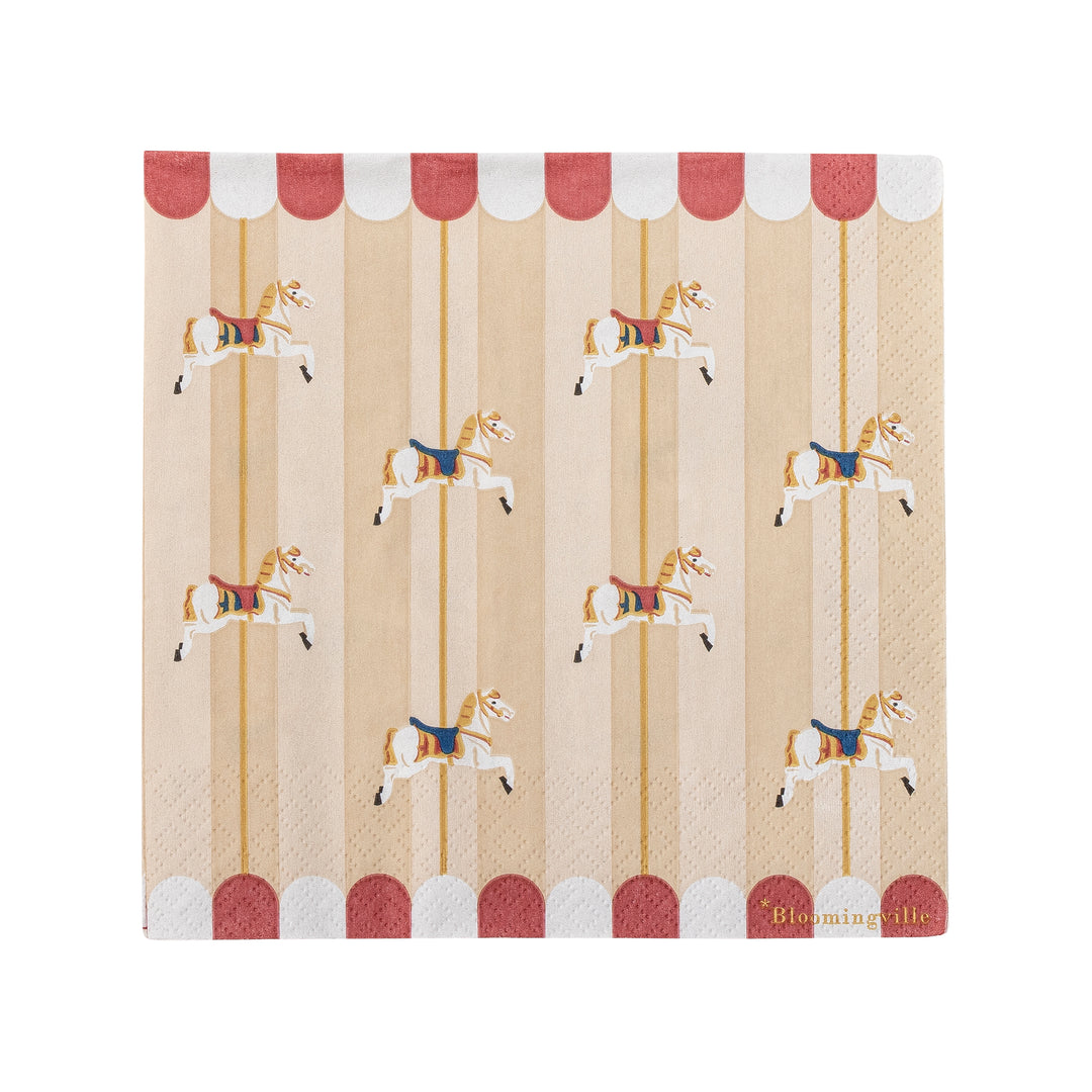 Pack of 20 Merry-go-round Napkins