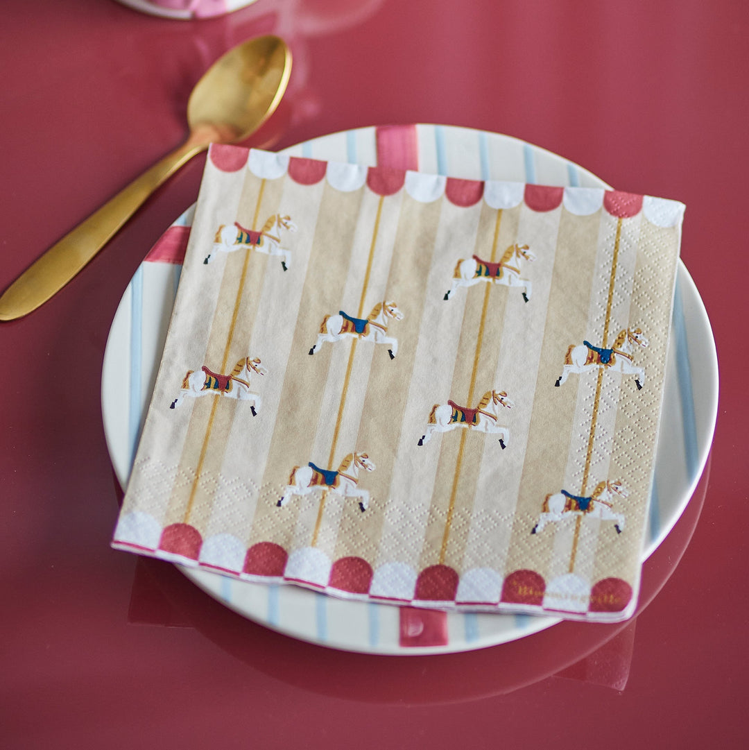 Pack of 20 Merry-go-round Napkins