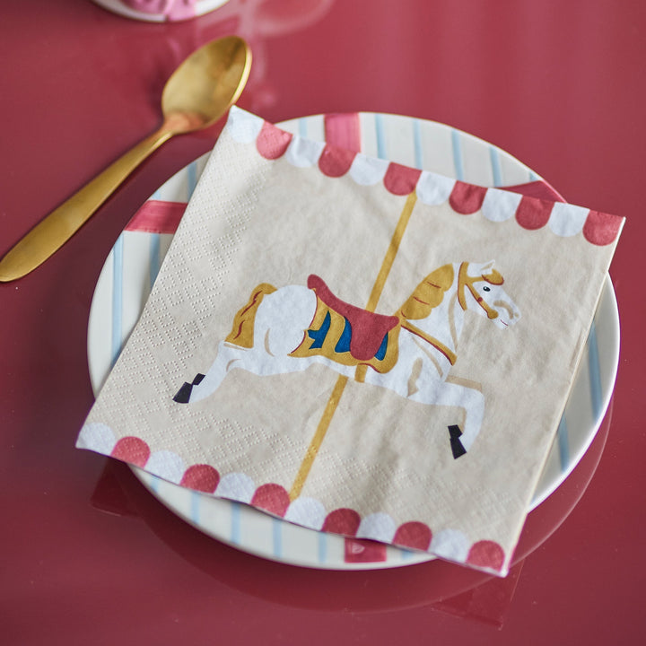 Pack of 20 Merry-go-round Napkins