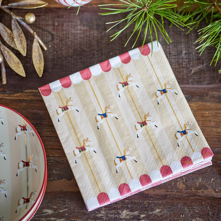 Pack of 20 Merry-go-round Napkins