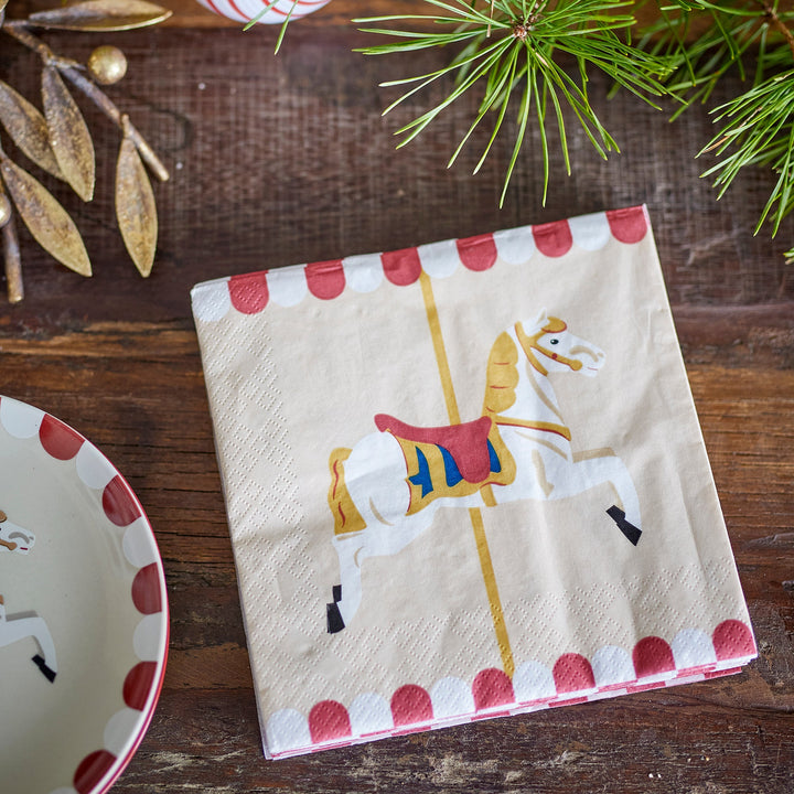 Pack of 20 Merry-go-round Napkins