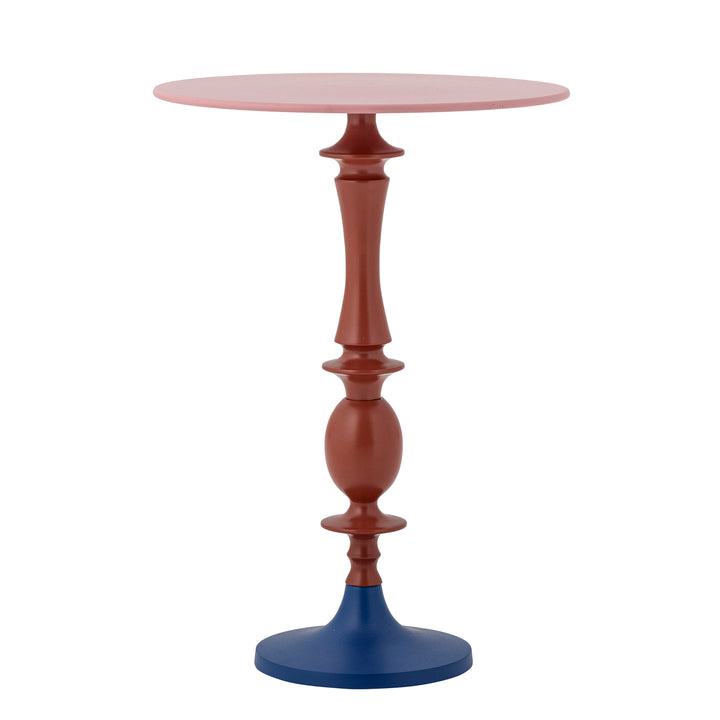 Annan Side Table in Red Aluminum