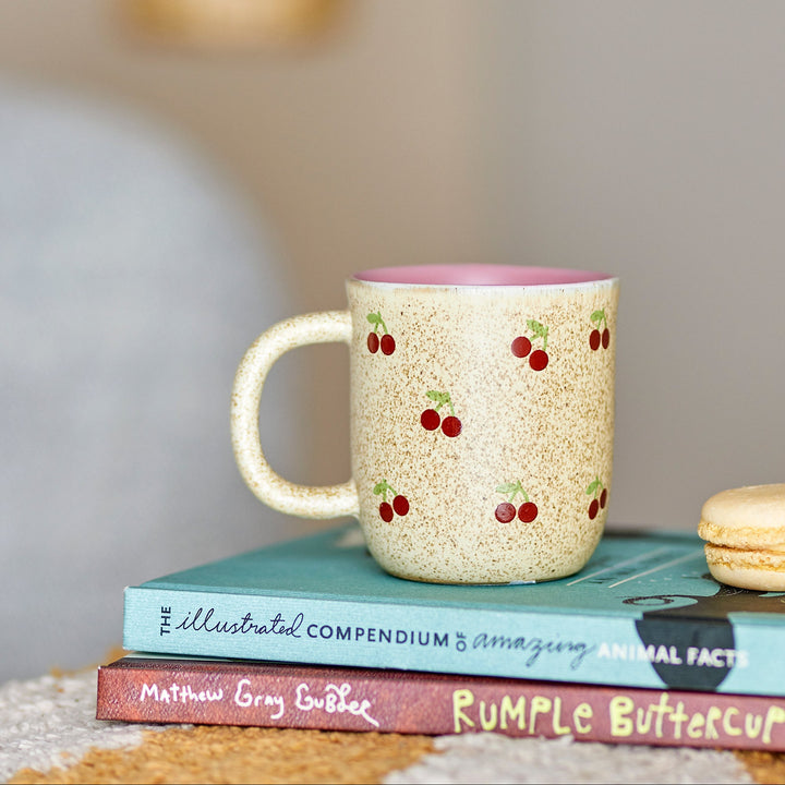 Cherry Cup in Rose Stoneware Kids