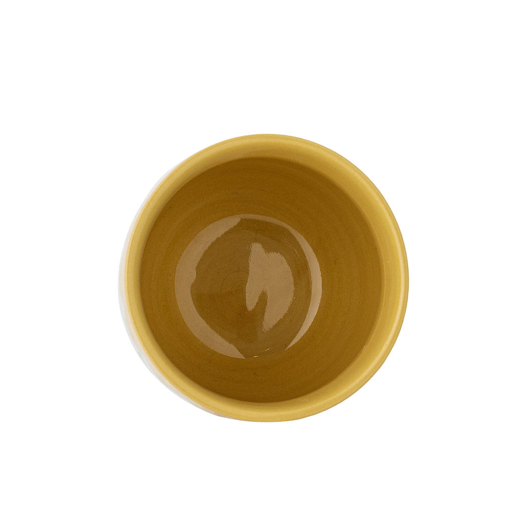 Celebrate Cup in Yellow Stoneware Kids