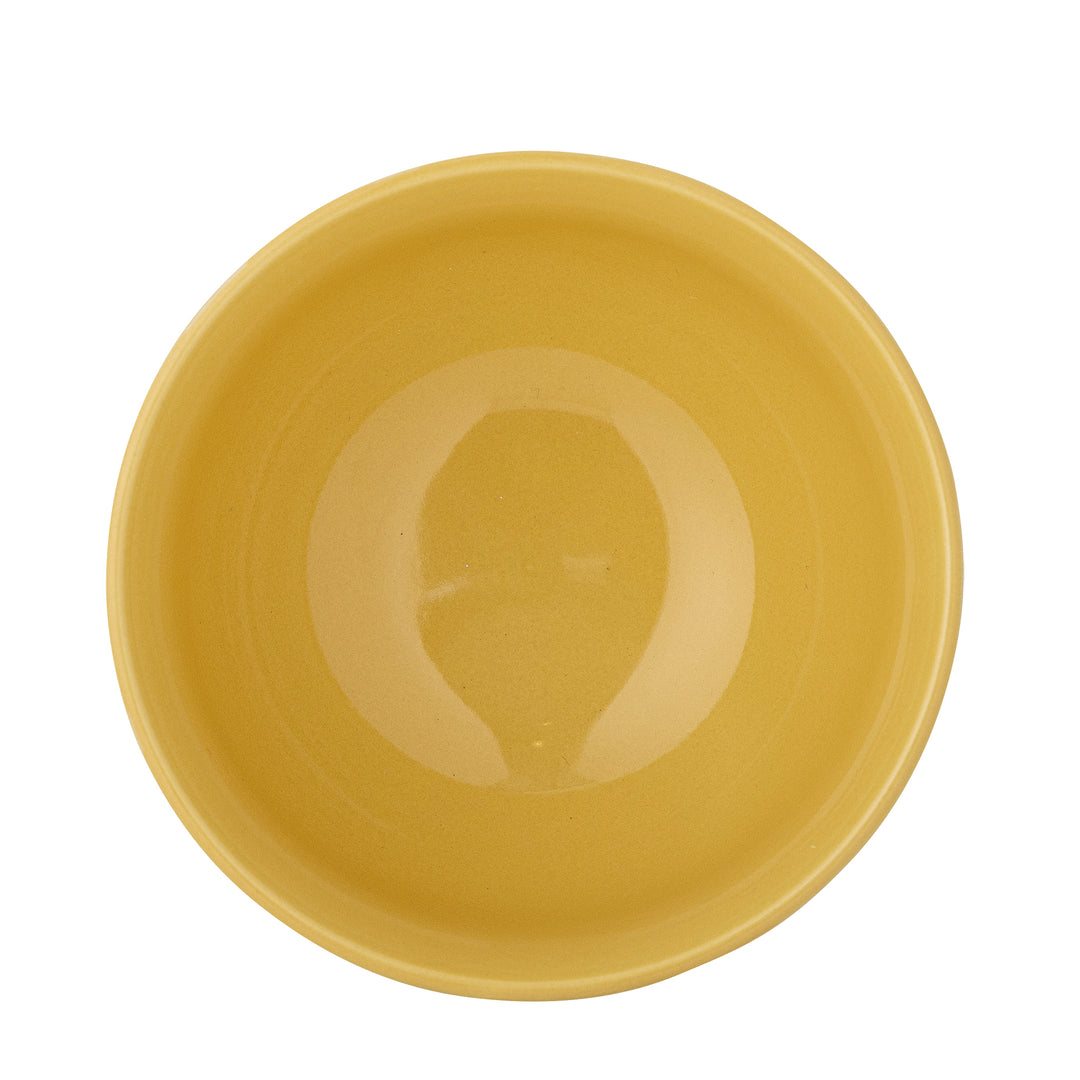 Celebrate Bowl in Yellow Stoneware Kids