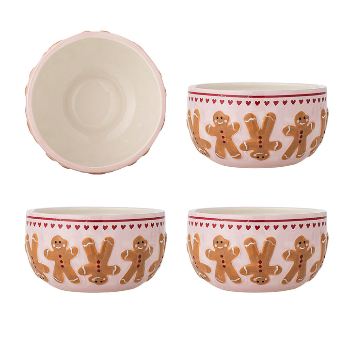 Set of 4 Binna Gingerbread Bowls