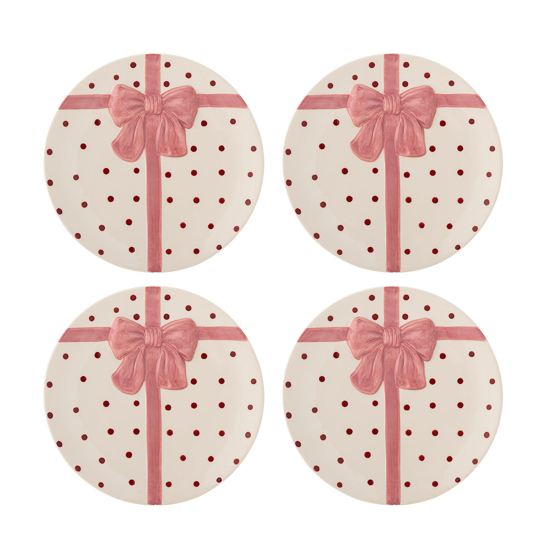 Set of 4 Bowie Plates Rose