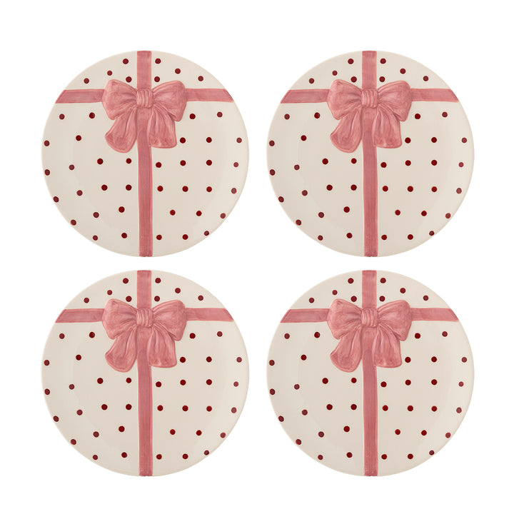 Set of 4 Bowie Plates Rose