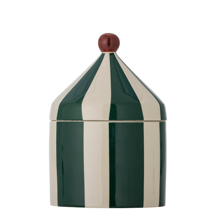 Cimmi Striped Jar in Green