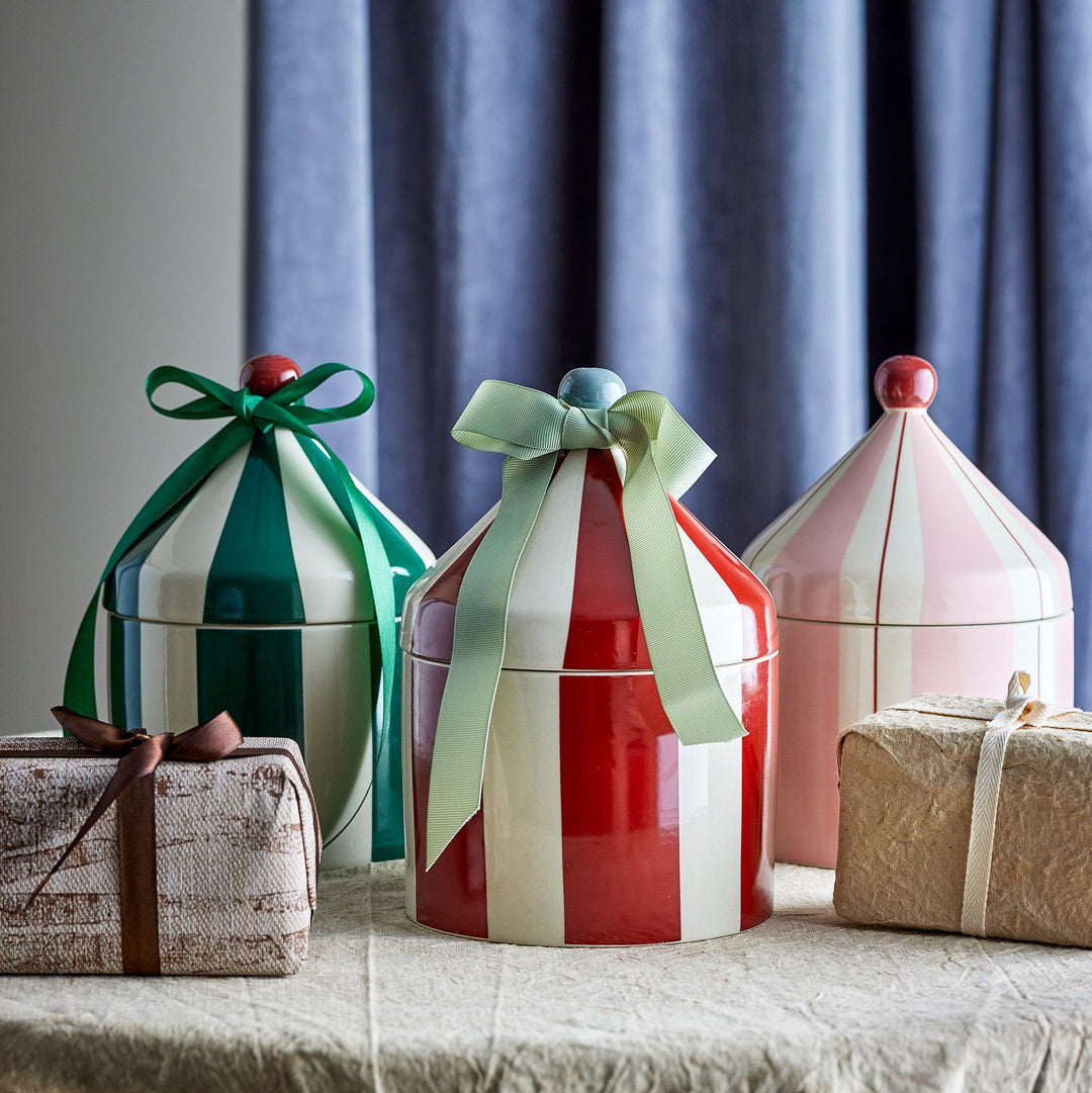 Cimmi Striped Jar in Rose