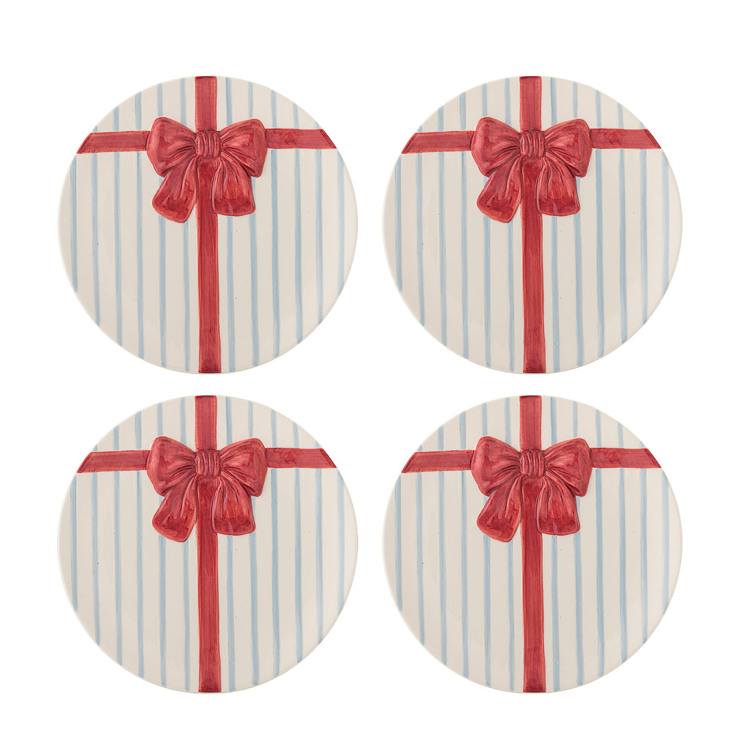 Set of 4 Bowie Plates Blue